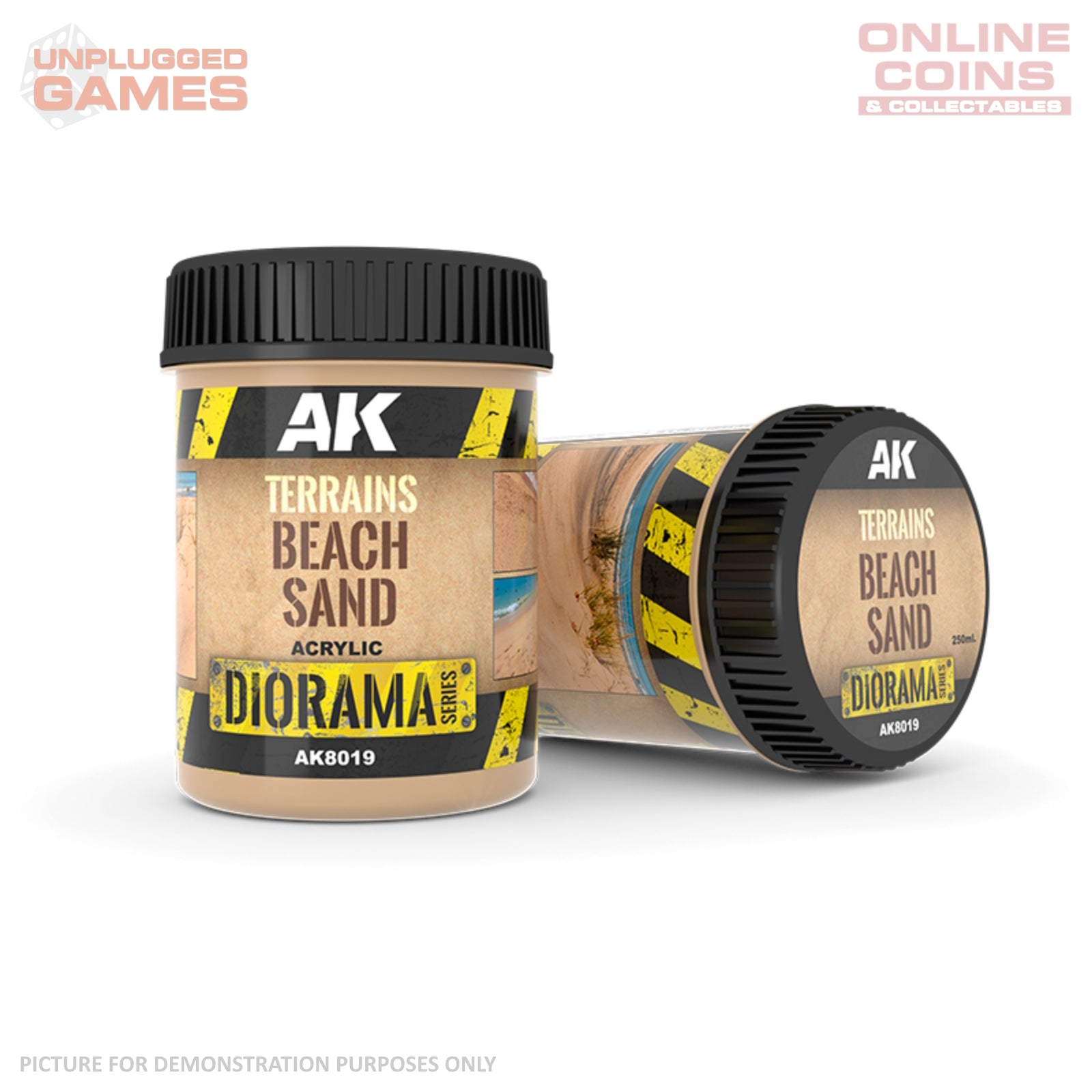 AK Interactive - Dioramas - Terrains Beach Sand 250ml